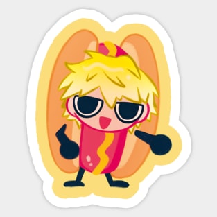 Hotdog Sonny Sticker